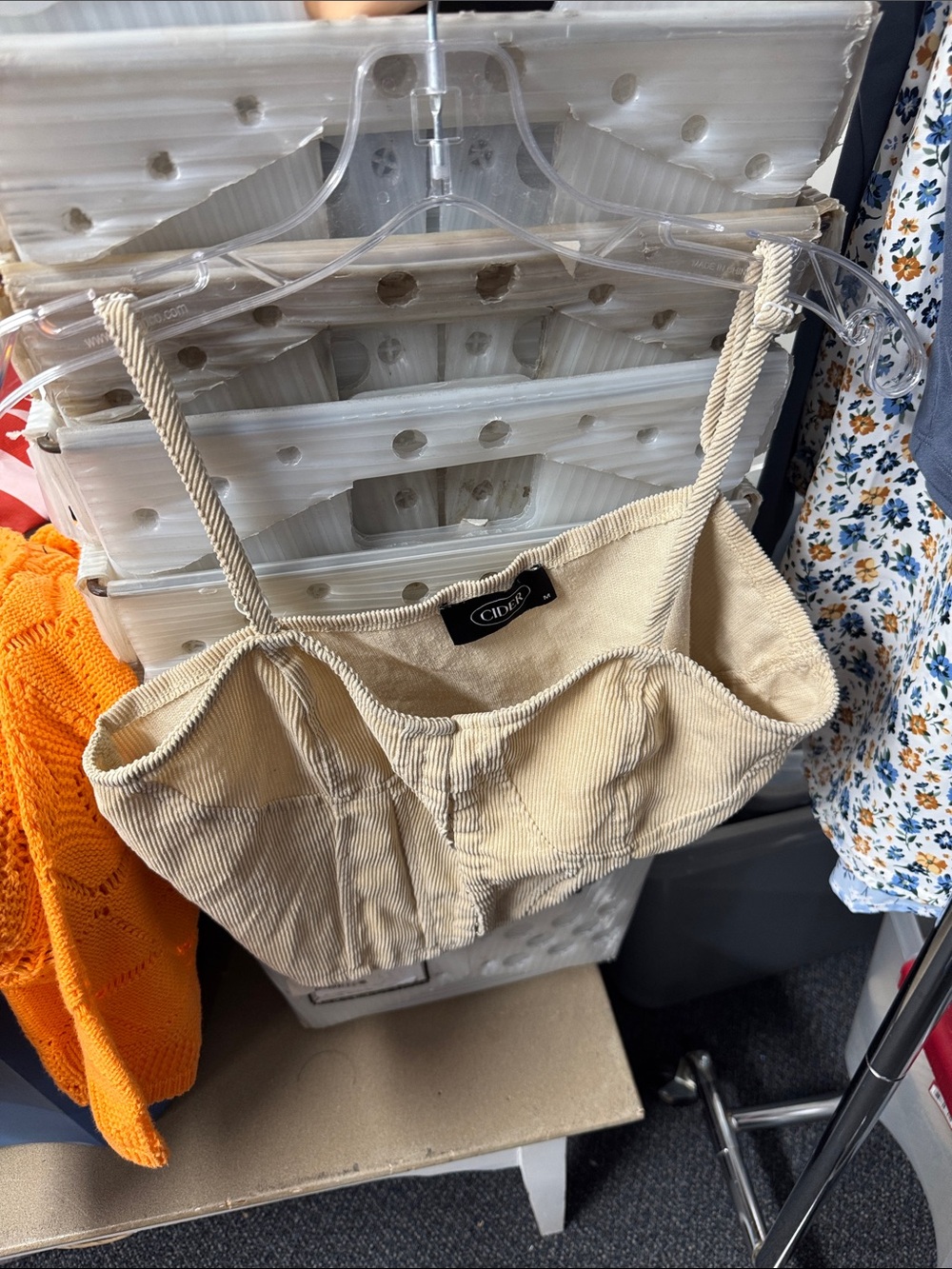 Cider corduroy tank M // 090243